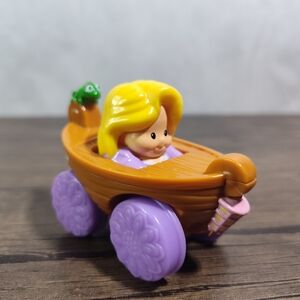 Fisher Price Little People Wheelies Disney Princess Rapunzel Wood Boat 2013